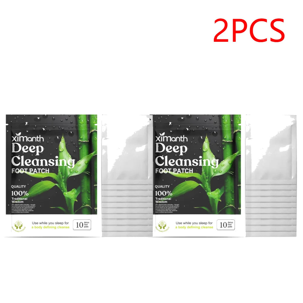 10-100PCS Detox Foot Patches Pads Pads Natural Herbal Wormwood Artemisia Argyi Feet Body Toxins Cleansing Relieve Stress Help Sl