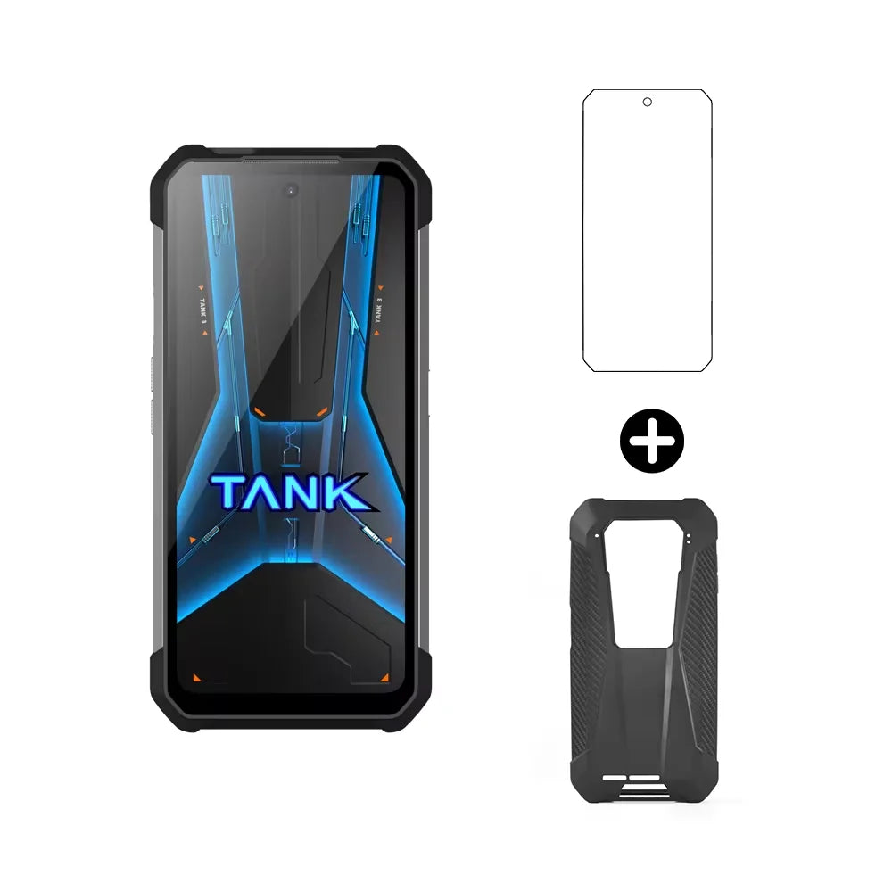 Unihertz 8849 Tank 3 Pro 5G Projector Phone 32GB 36GB RAM 512GB ROM Cell Phone 23800mAh 120W Fast Charger 200MP Camera Dual Sim