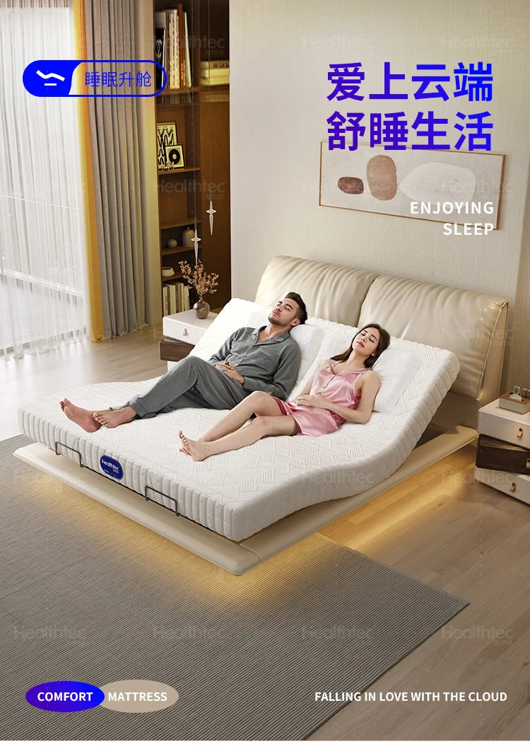 Bedroom Smart Bed Luxury Massage Modern Sofa Design Wooden Massage Bed Simple Sleeping Letto Matrimoniale Lounge Suite Furniture