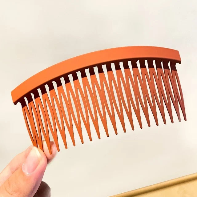 Women Fashion Hair Comb Large Simple Hairpin Bangs Fixed Arrangement Broken Hair Headband Back Head Comb Hair Accessories