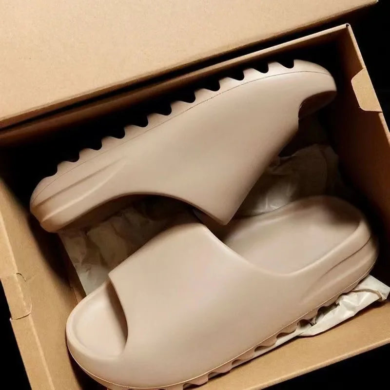 2025 Cloud Comfort Coconut Slippers Unisex EVA Thick Sole Sandals w/Arch Support, Non-Slip Home Indoor Outdoor