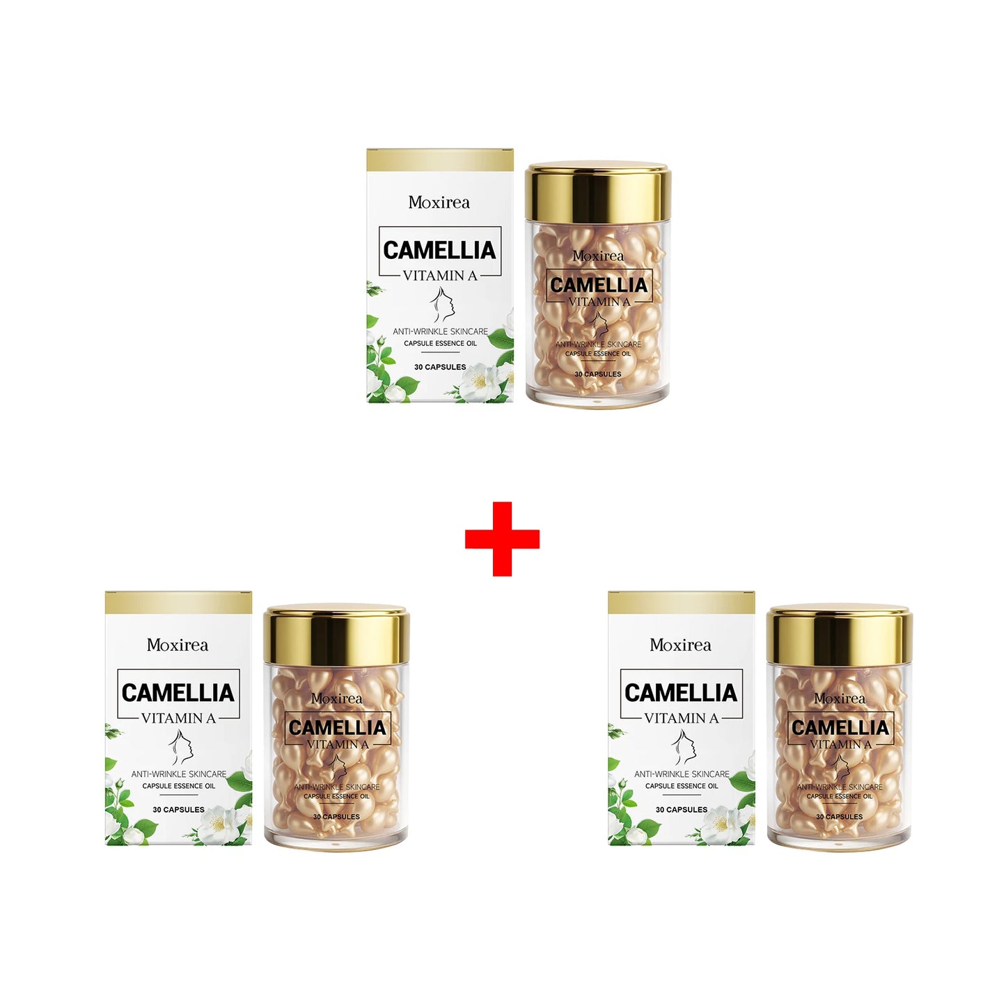 Vitamin A Facial Serum for Glowing Skin Rough Dull Repair Essence Reduce Pigmentation Nourish Brighten Face Moisturizing Capsule