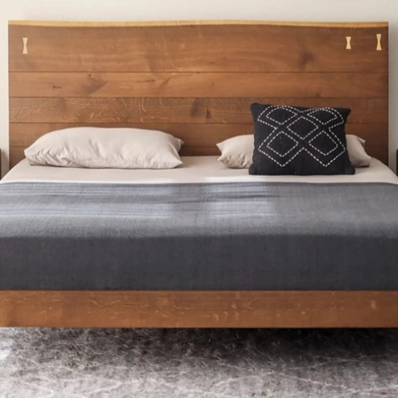 Bedroom Wooden Bed Design Space Saving European Headboards Sofa Bed Sleeping Platform Letto Matrimoniale Lounge Suite Furniture