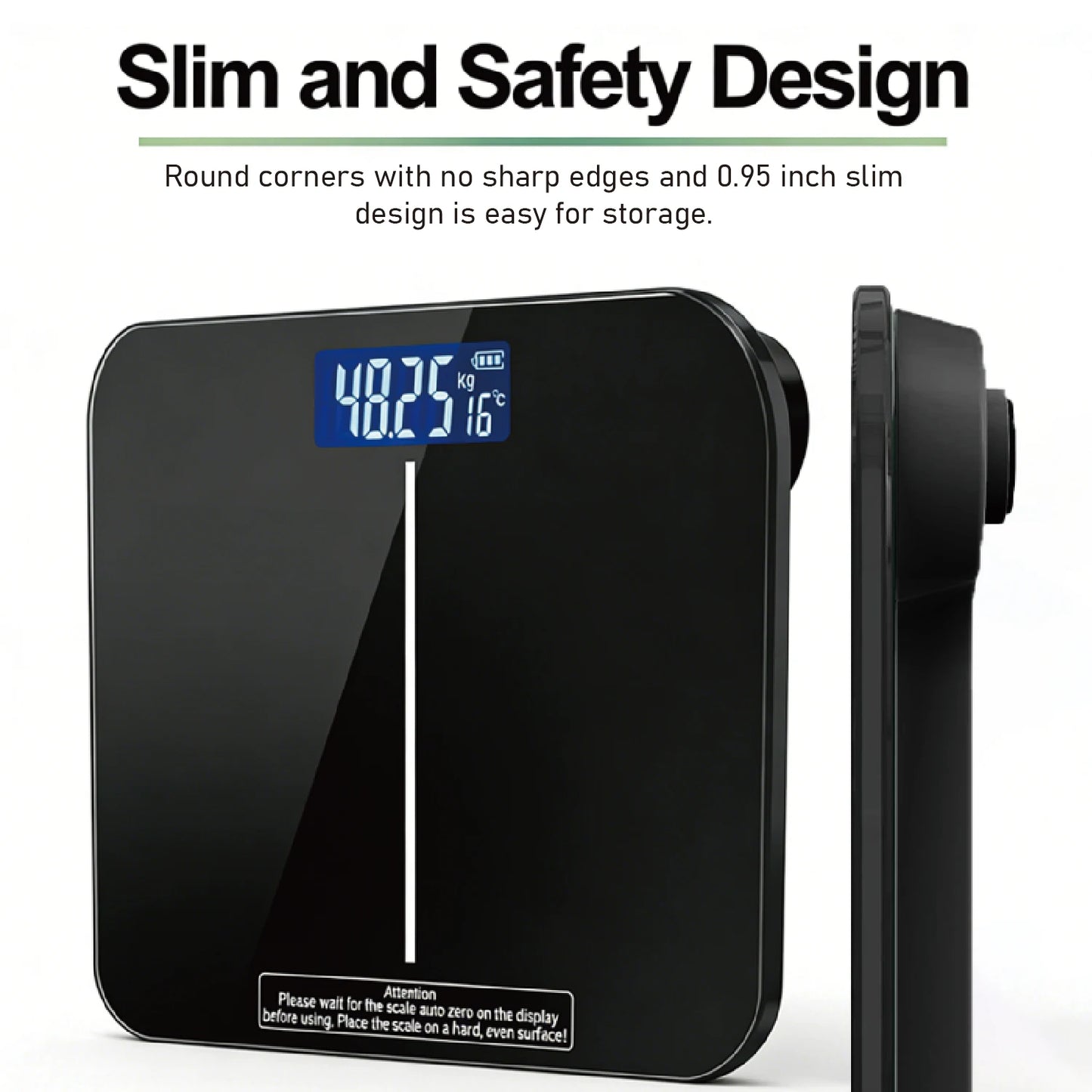5~180KG Weight Loss Weighing Device LED Display Smart Body Weight Scale Battery Precision Electronic Scale for Home Office Adult