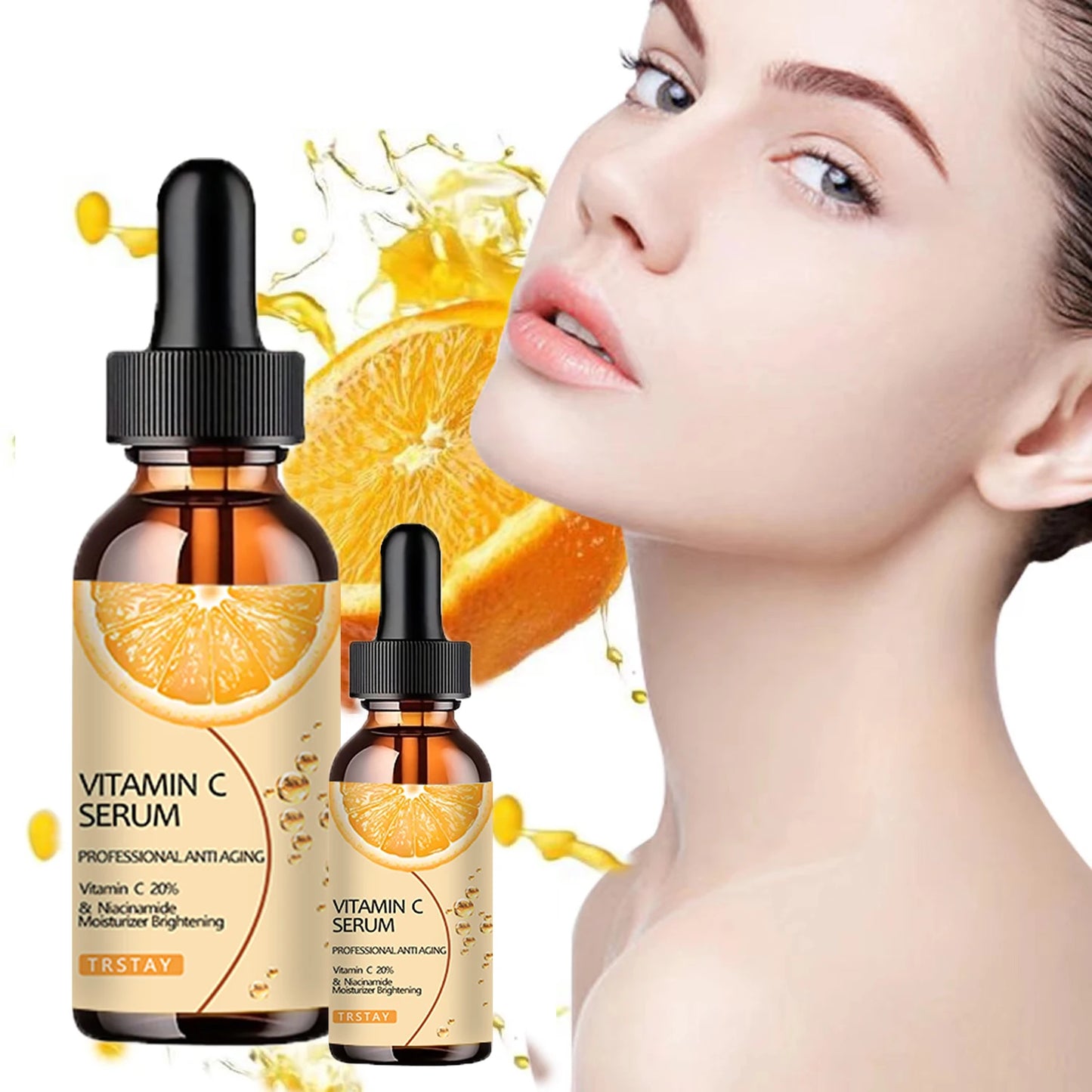 vitamin C essence, mild and non irritating, hydrating, nourishing, leaving skin soft and delicate