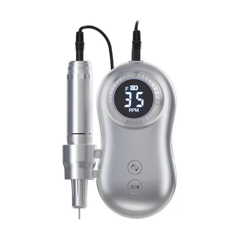 Electric Nail Drill, 35000RPM Portable Nail Drill, Professional Rechargeable Nail E-File, for Acrylic Nails Gel Polishing