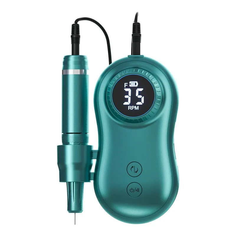 Electric Nail Drill, 35000RPM Portable Nail Drill, Professional Rechargeable Nail E-File, for Acrylic Nails Gel Polishing