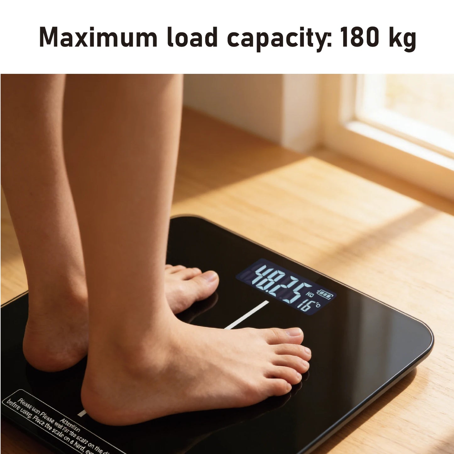 5~180KG Weight Loss Weighing Device LED Display Smart Body Weight Scale Battery Precision Electronic Scale for Home Office Adult