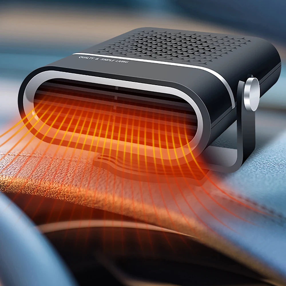 Portable Car Heater Fan 12V/24V 150W/260W Car Heater Electric Cooling Heating Auto Windshield Defroster Defogging Demister