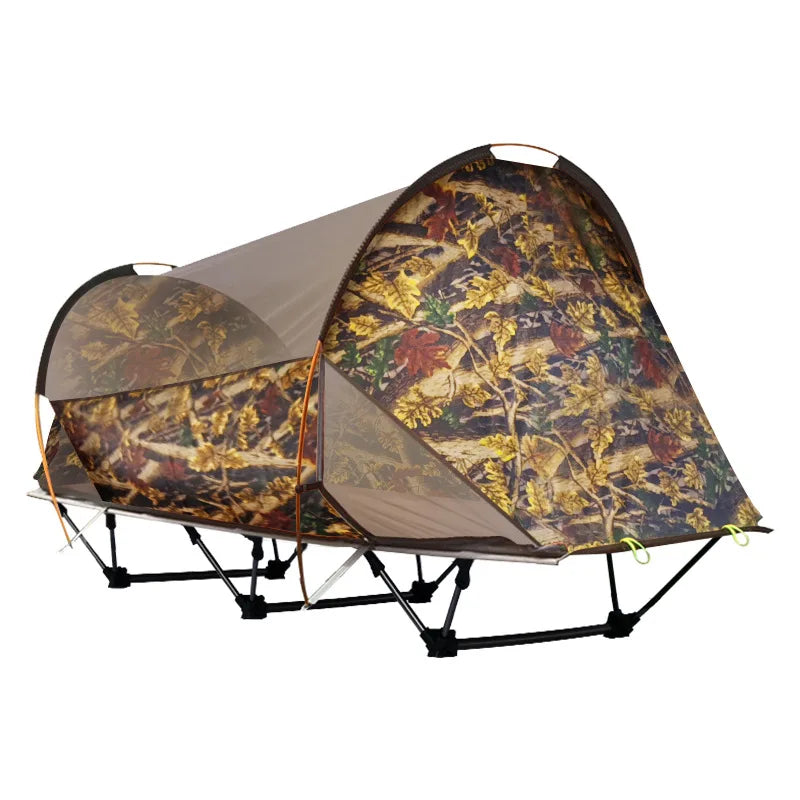 Tent Outdoor Camping Single Person Off-the-Ground Tent Integrated Folding Camp Bed Road Trip Fishing Camping Tent