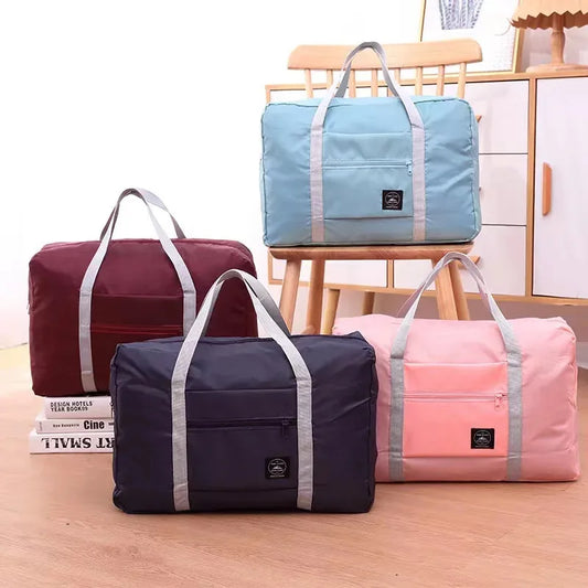 Luggage bag, travel tote bag, travel storage bag, large capacity shoulder bag, women's waterproof bag