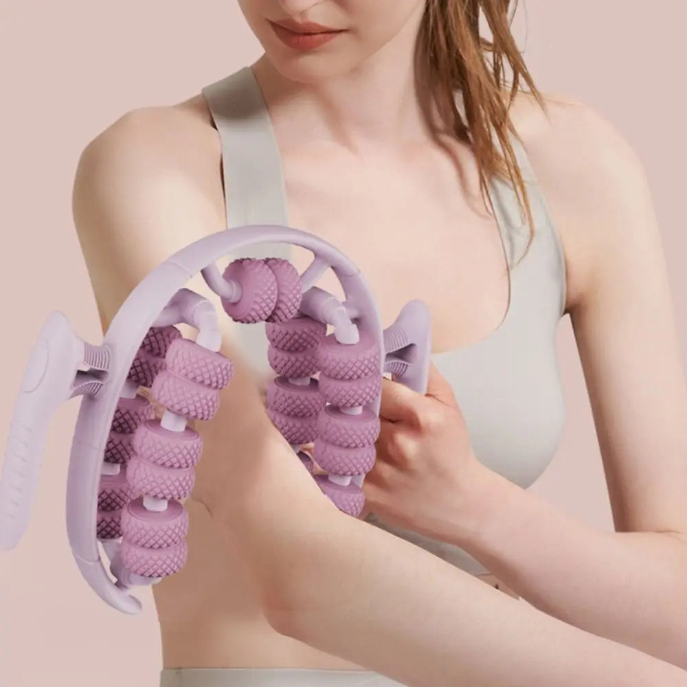 Relax Ring Clamp Leg Massager 360°All-Round Massage 26 Wheel Body Massager Relief Fatigue Roller Massage Calf Muscle Relaxer