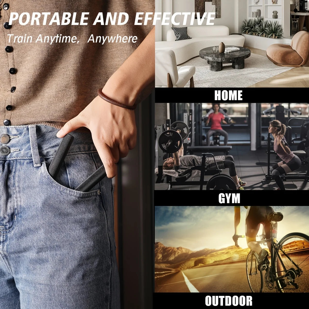 150-250LBS Workout Equipment Grip Strength Trainer Forearm Exerciser Forearm Strengthener Exercise Equipment