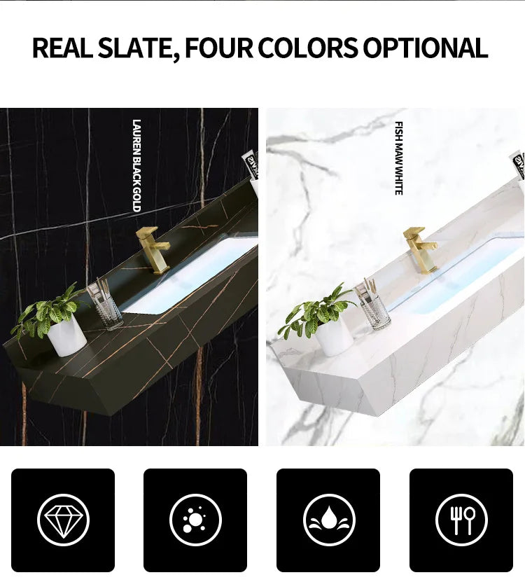 Bathroom Cabinet Washbasin Bathroom Combination Simple Household Toilet Furniture Solidbathroom Modern Vanity With Sink 24