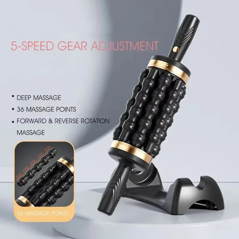 Relax Stress Massager Hand Held Massager for Muscle Rolling Percussive Massager Powered Muscle Roller Massager Whole Body Relief