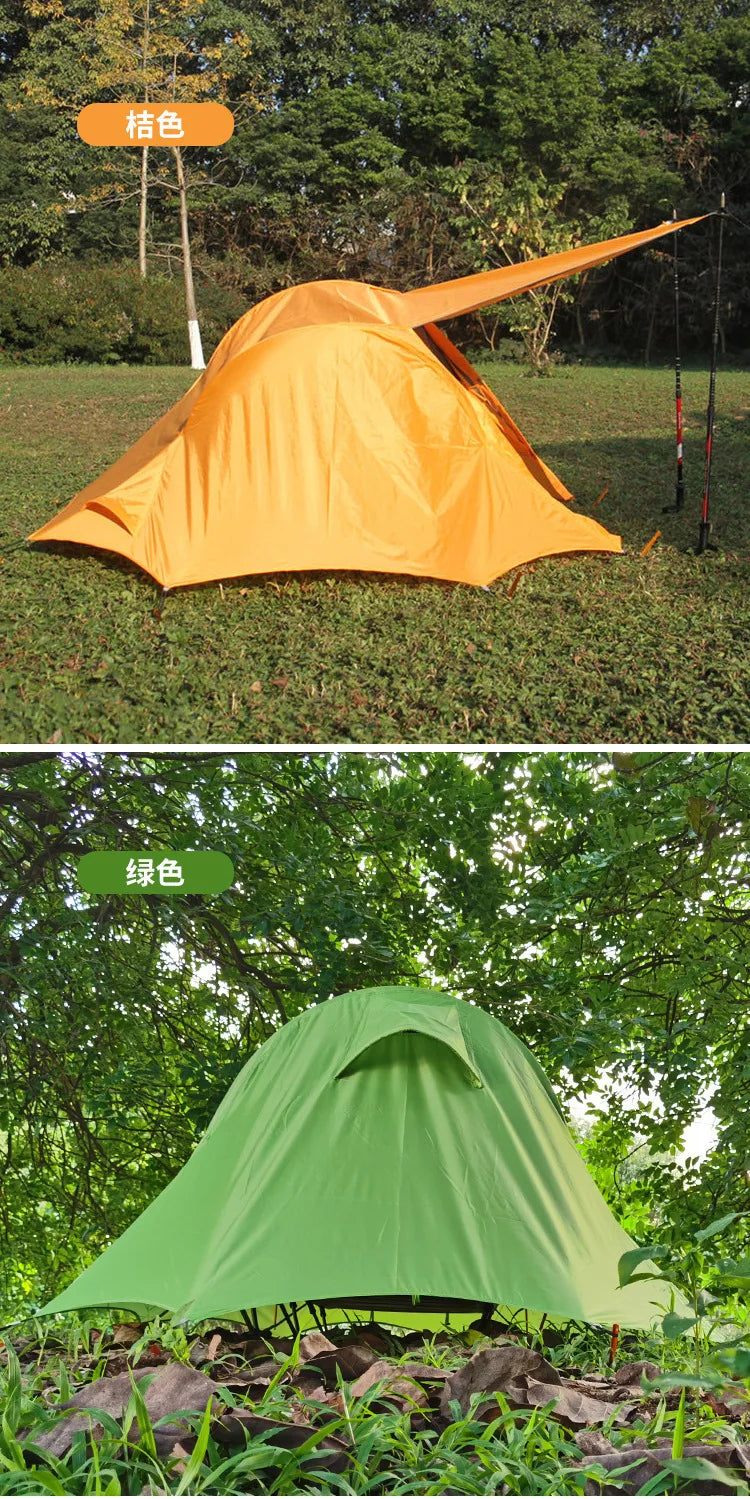 Tent Outdoor Camping Single Person Off-the-Ground Tent Integrated Folding Camp Bed Road Trip Fishing Camping Tent