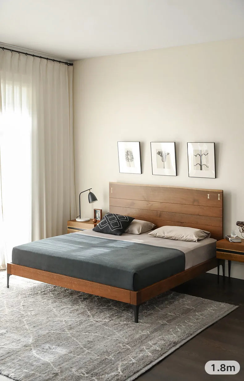Bedroom Wooden Bed Design Space Saving European Headboards Sofa Bed Sleeping Platform Letto Matrimoniale Lounge Suite Furniture