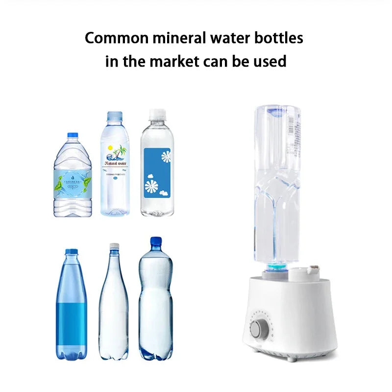 Mineral Water Bottle Air Humidifier Portable Desktop Aroma Diffuser Cool Mist For Bedroom Home Car Plants Purifier Humificador