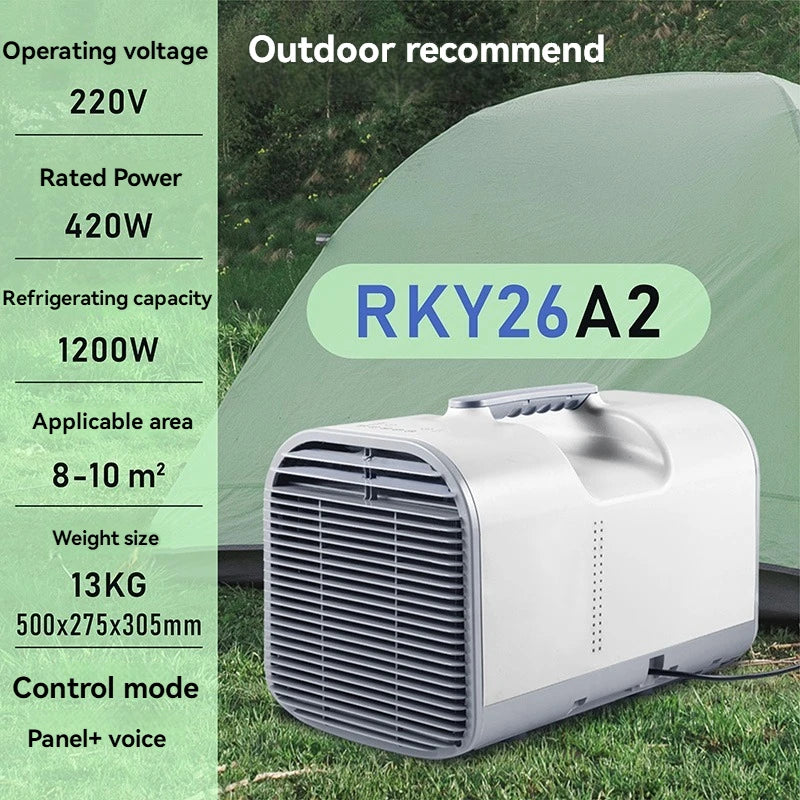 220V/24V/12V Portable Air Conditioning Compressor Outdoor Camping Air Conditioner For Home, Caravan,Truck,Camper, Car