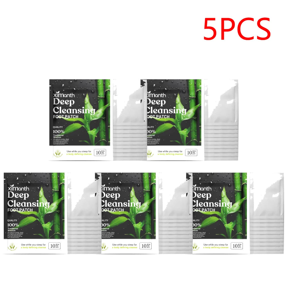 10-100PCS Detox Foot Patches Pads Pads Natural Herbal Wormwood Artemisia Argyi Feet Body Toxins Cleansing Relieve Stress Help Sl