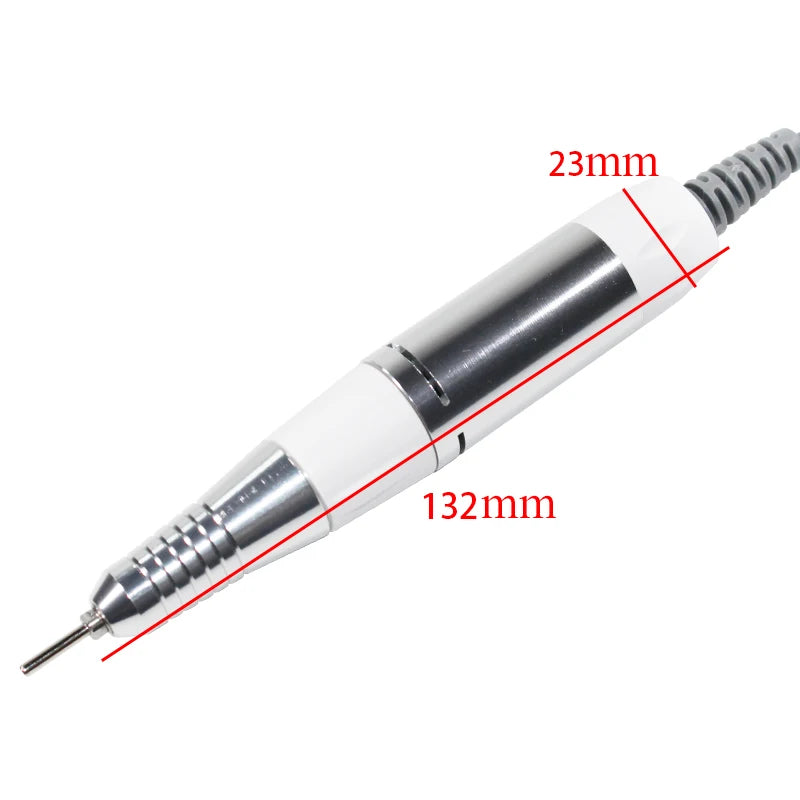 Electric Nail Drill Pen Handle File Polish Grind Machine Handpiece Manicure Pedicure Tool DC & 3 PIN PLUG Nail Drill Accessories