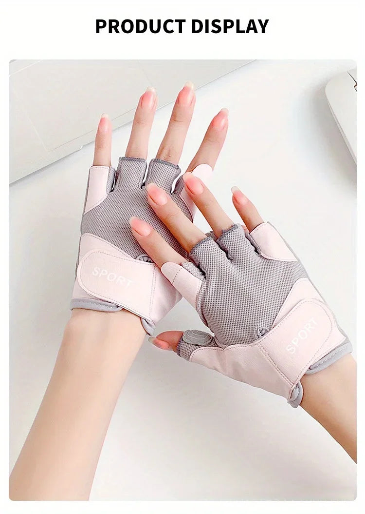 Workout Gloves with Excellent Grip Lightweight Gym Gloves for Weightlifting Cycling Exercise Training Fitness Rowing Unisex