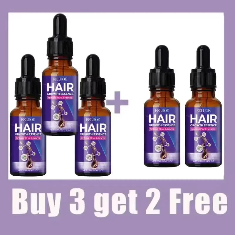 Hair Growth Essential Loss Regrowth Treatment Strengthens Hair Nourishes Scalp Light Weight Non Greasy Improve Scalp Circulation