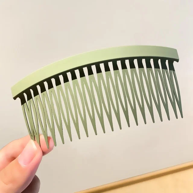 Women Fashion Hair Comb Large Simple Hairpin Bangs Fixed Arrangement Broken Hair Headband Back Head Comb Hair Accessories