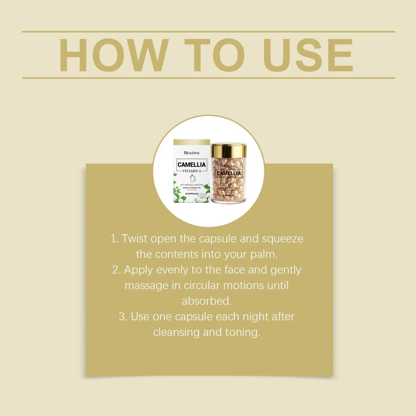 Vitamin A Facial Serum for Glowing Skin Rough Dull Repair Essence Reduce Pigmentation Nourish Brighten Face Moisturizing Capsule