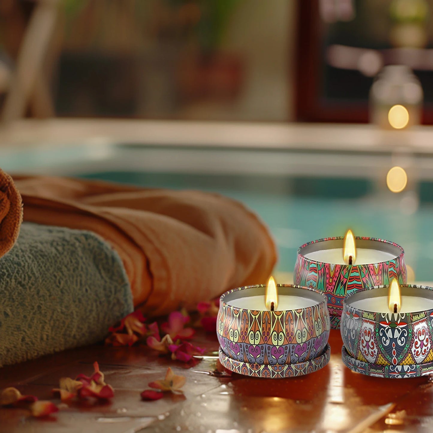 24 Packs of Chinese Classical Scented Candles, Parties, Celebrations, Holiday Gifts, Home Decorations, Wedding Decorations