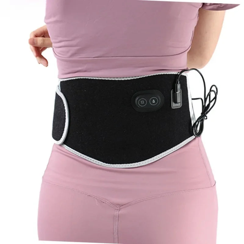 Waist massage Heating Warmer USB Electric Lumbar Back Pad Belt Protector Brace Band Support Massager Anti Pain Relief Therapy