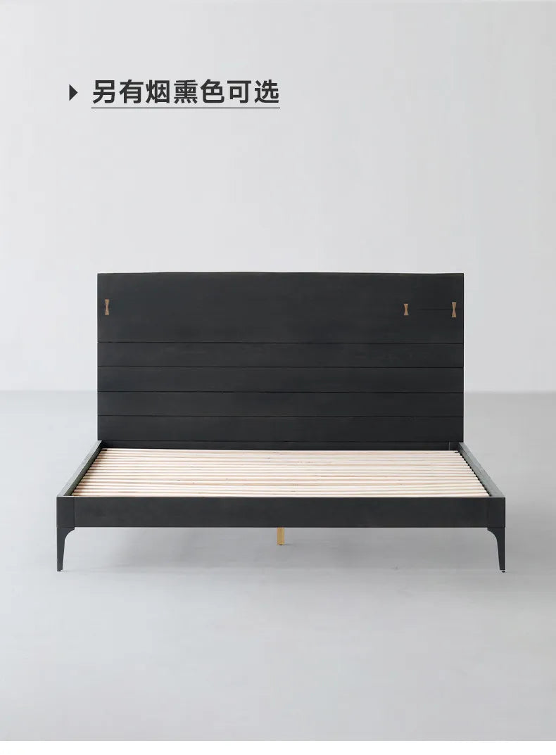 Bedroom Wooden Bed Design Space Saving European Headboards Sofa Bed Sleeping Platform Letto Matrimoniale Lounge Suite Furniture