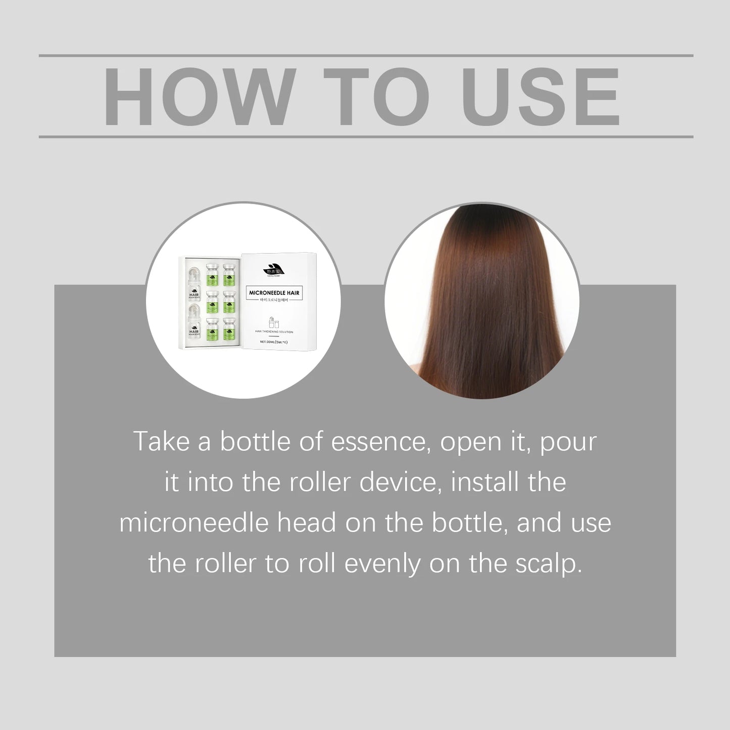 Hair Root Nourishing Roller Serum - Healthy Scalp Environment Care, Moisturizes Hair for Smooth & Shiny Strands