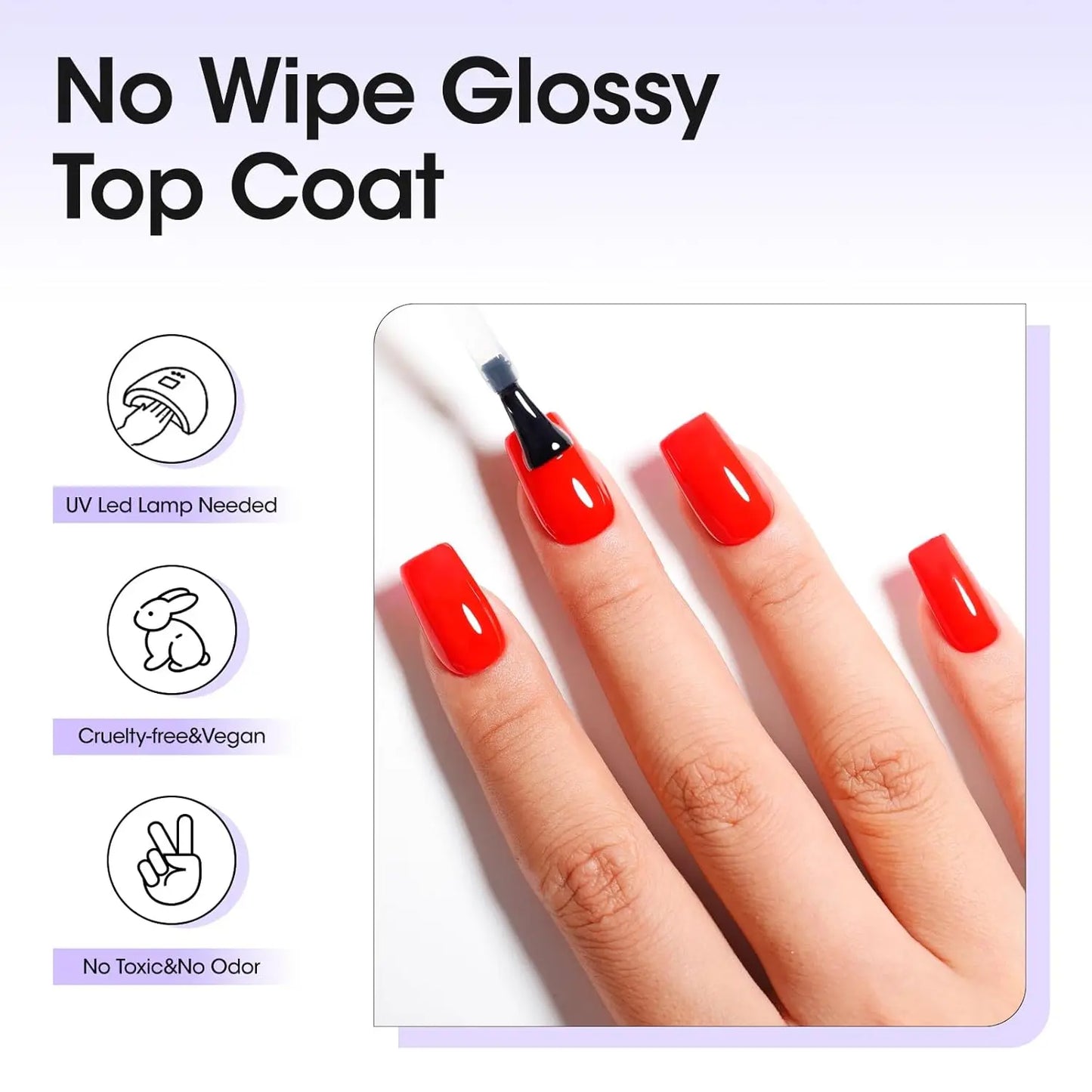 GELLEN Professional Nail Art Gel Set 18ml 4Pcs Base Top Coat Clear Strengthener Soak Off Polish Manicure DIY Kit Long Lasting