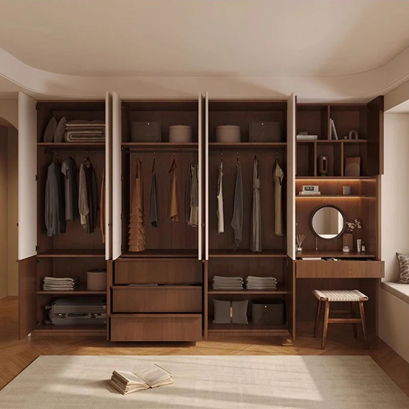 Bedroom Organizer Closet Fabric Drawers Shelves Partitions Wardrobe Clothes Cupboard Modern Guarda Roupa Furniture For Room