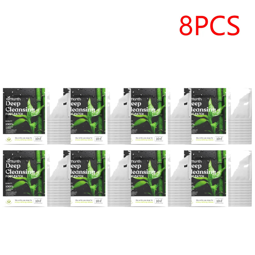 10-100PCS Detox Foot Patches Pads Pads Natural Herbal Wormwood Artemisia Argyi Feet Body Toxins Cleansing Relieve Stress Help Sl