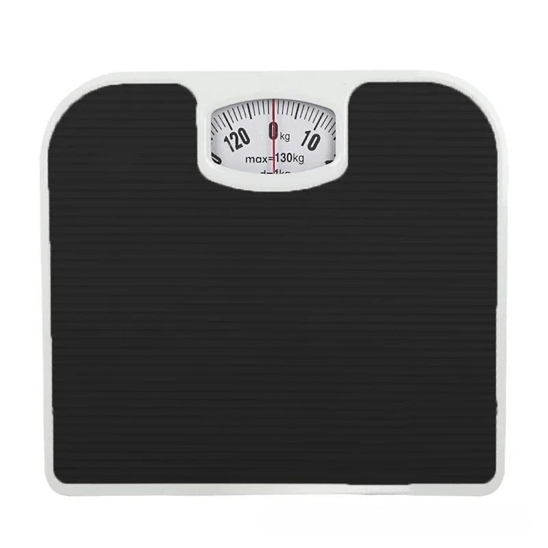 Mechanical Weighing Scale Home Human Weighing Dial Bathroom Waterproof and Non-slip PU Leather Pad Weight Scale Home Portable