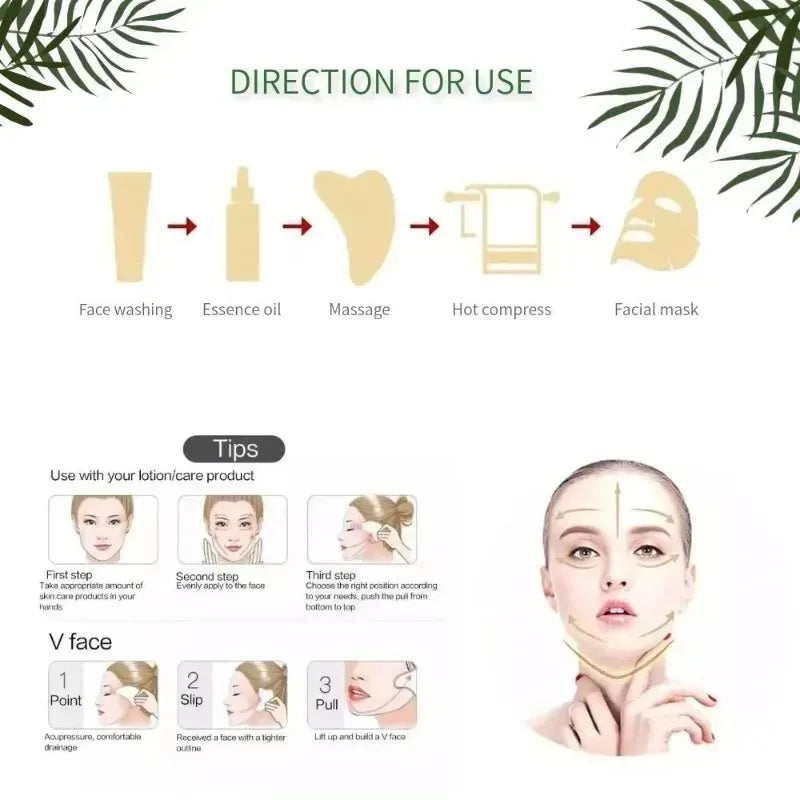 Gua Sha Roller Massager Roller for Face Neck Eye Resin Facial Massage Instrumenr Beauty Health Care Scraping Board Muscle