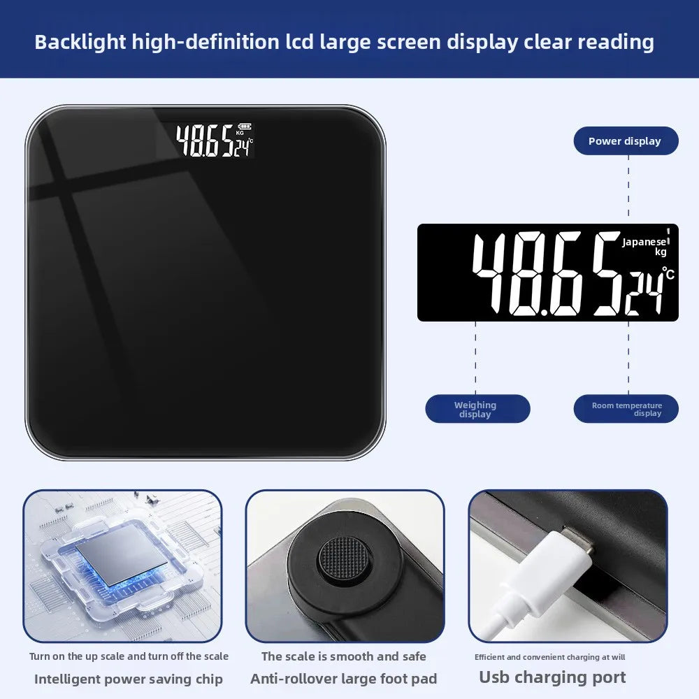 High-precision Electronic Scales, Weighing Scales, Household Adult Health Scales, Bathroom Scales, Human Body Electronic Scales