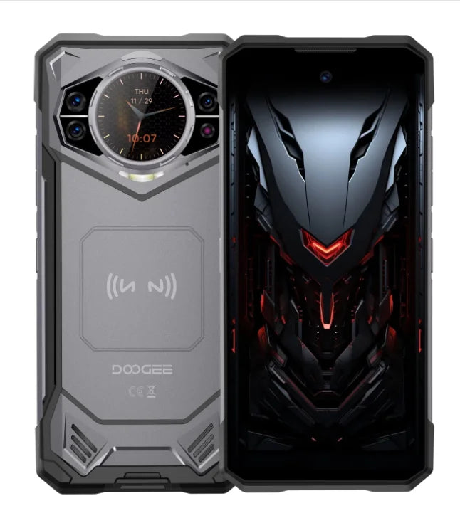 DOOGEE S200 5G Rugged Phone 6.72" 120Hz Display 12GB RAM 256GB ROM 100MP AI Main Camera 10100mAh Android 14 NFC