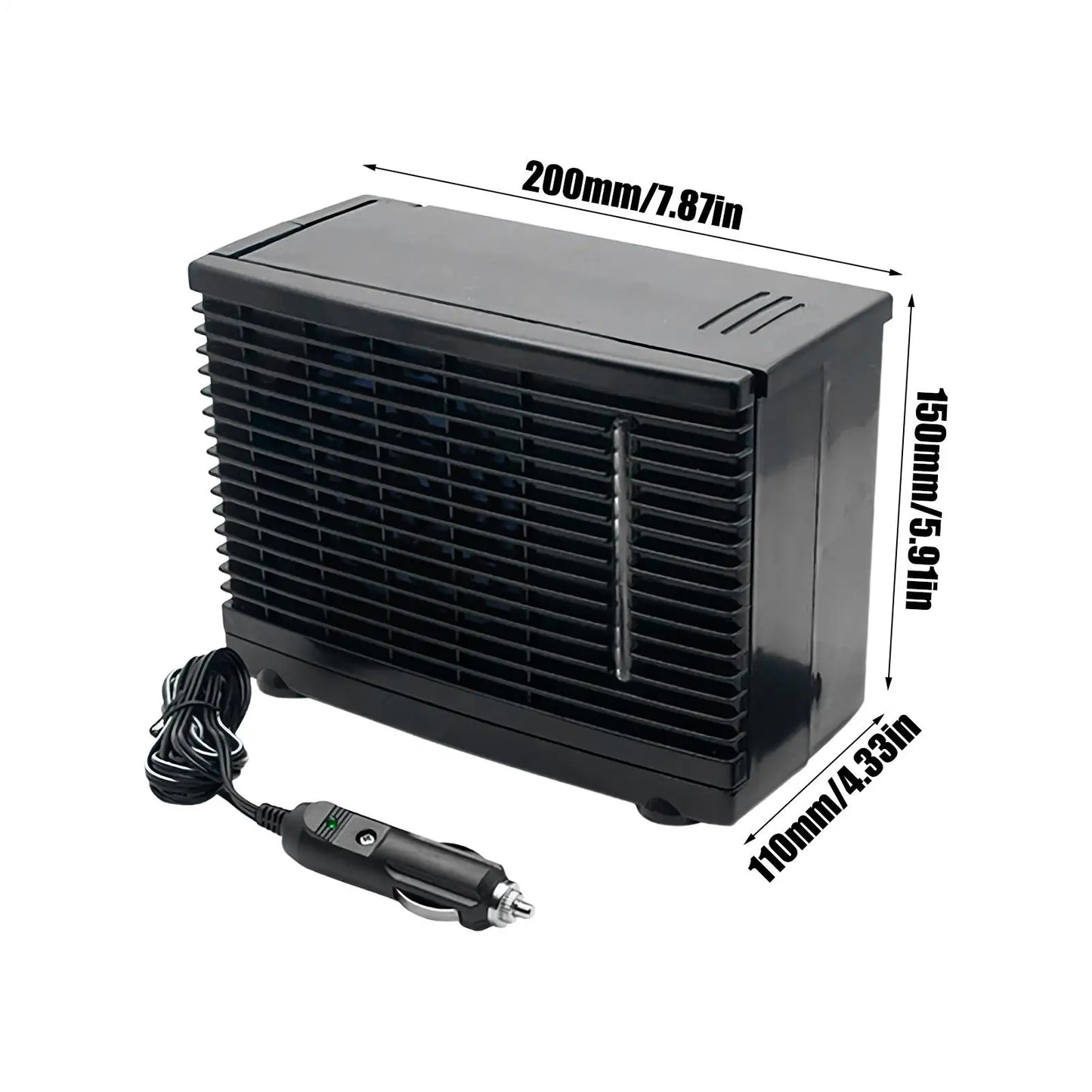 Portable Air Conditioners For Car Vehicle Air Conditioner 12V Adhesive Cooling Appliance With Water Tank For Basement Camping
