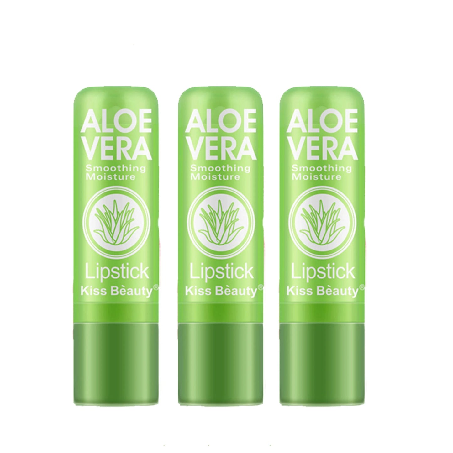 Aloe Vera Color Changing Lipstick Long Lasting Lip Make-up for Women Moisturizing Waterproof Lip Care Plumper Tinted Lip Gloss