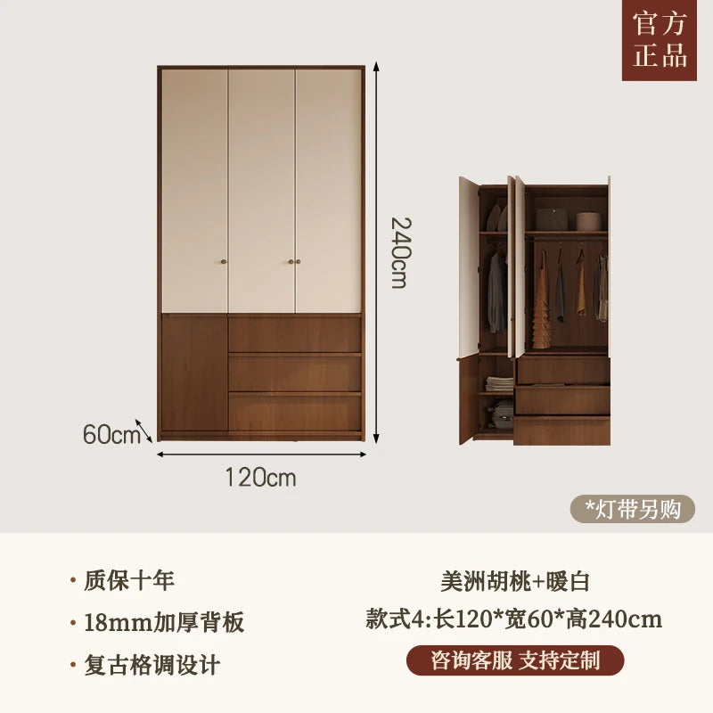 Bedroom Organizer Closet Fabric Drawers Shelves Partitions Wardrobe Clothes Cupboard Modern Guarda Roupa Furniture For Room