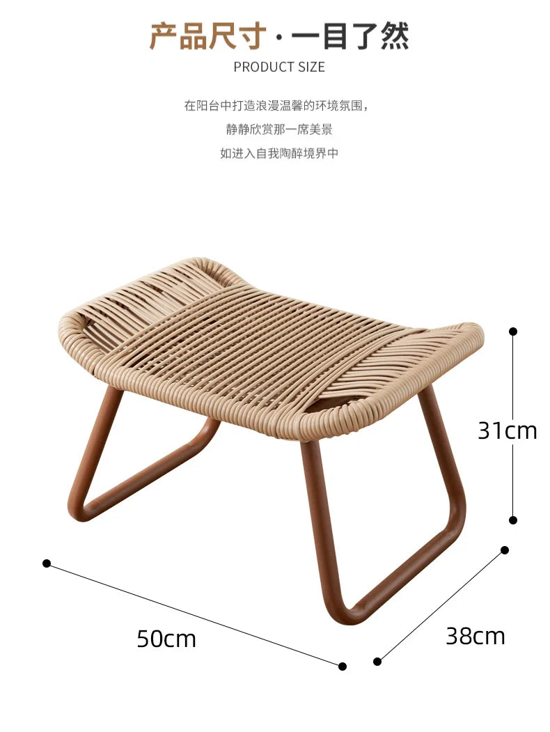 Indoor Office under Desk Footrest Stool Ottoman Pedal Leg Support Changing Seat Sofa Shoe Bench Entryway