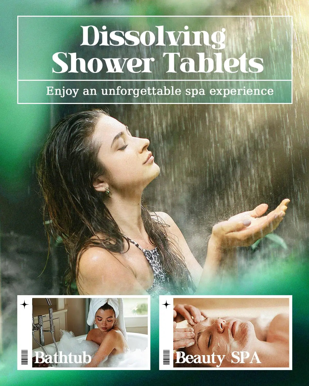 8Pcs Bath Salt Tablets Set, Natural Relaxing Spa Bath For Bathtub, Body Care Suitable For Women And Men, Home & Hotel