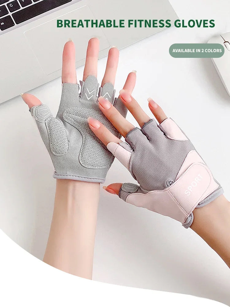 Workout Gloves with Excellent Grip Lightweight Gym Gloves for Weightlifting Cycling Exercise Training Fitness Rowing Unisex