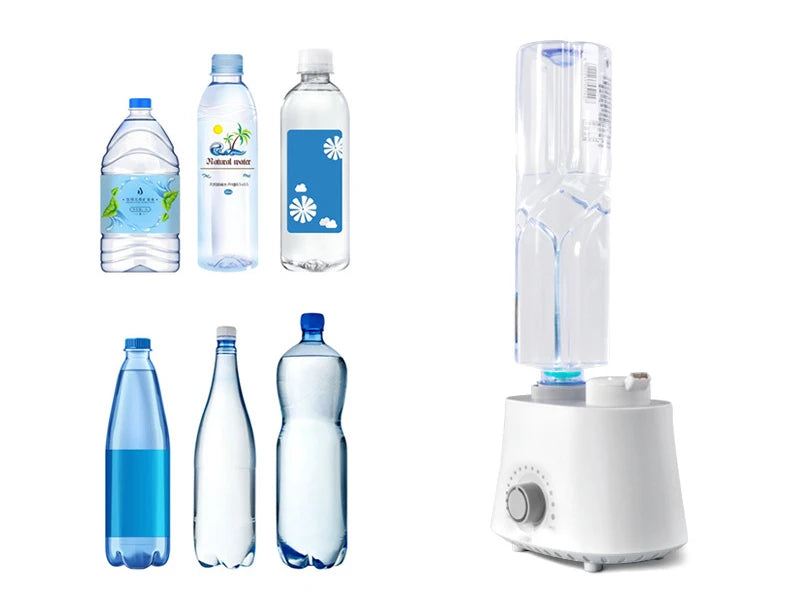 Mineral Water Bottle Air Humidifier Portable Desktop Aroma Diffuser Cool Mist For Bedroom Home Car Plants Purifier Humificador