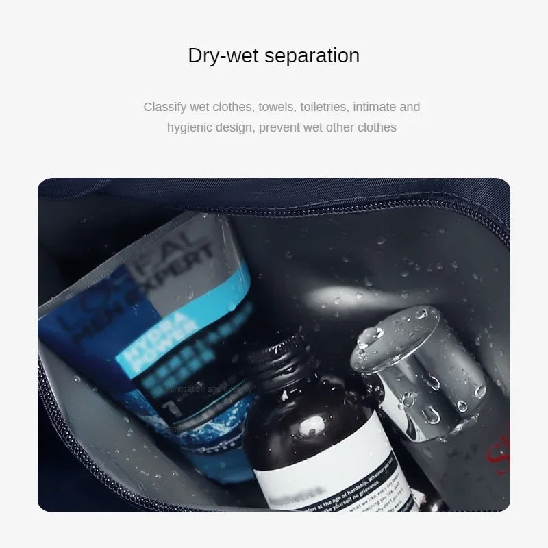 Men Business Travel Luggage Bag Leather Travel Duffle Large Capacity Hand Luggage Bag Short Trip Shoulder Bags Luxury Handbag