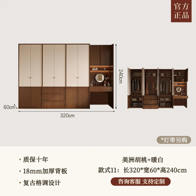 Bedroom Organizer Closet Fabric Drawers Shelves Partitions Wardrobe Clothes Cupboard Modern Guarda Roupa Furniture For Room