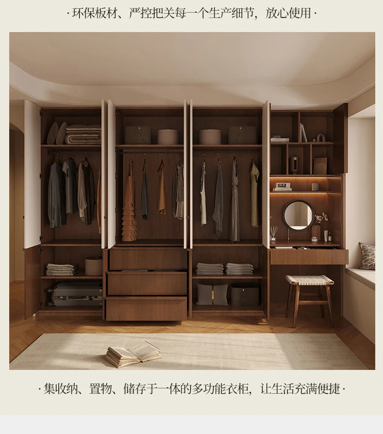 Bedroom Organizer Closet Fabric Drawers Shelves Partitions Wardrobe Clothes Cupboard Modern Guarda Roupa Furniture For Room